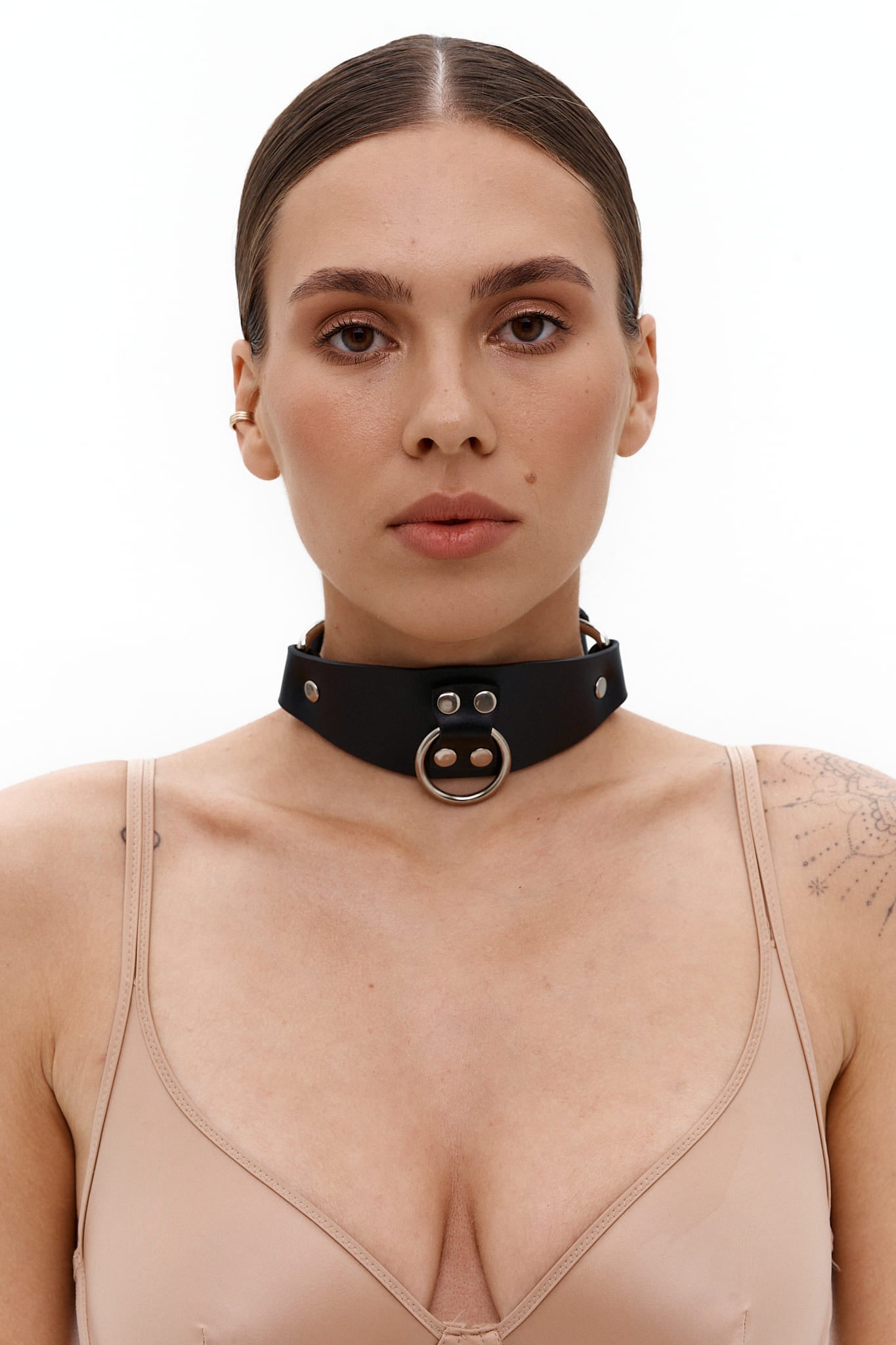 Leather Choker Lily